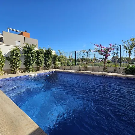 Piscina Privada Aguas Nuevas Vakantiehuis Torrevieja