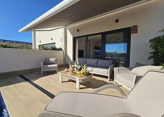 Piscina Privada Aguas Nuevas Vakantiehuis Torrevieja